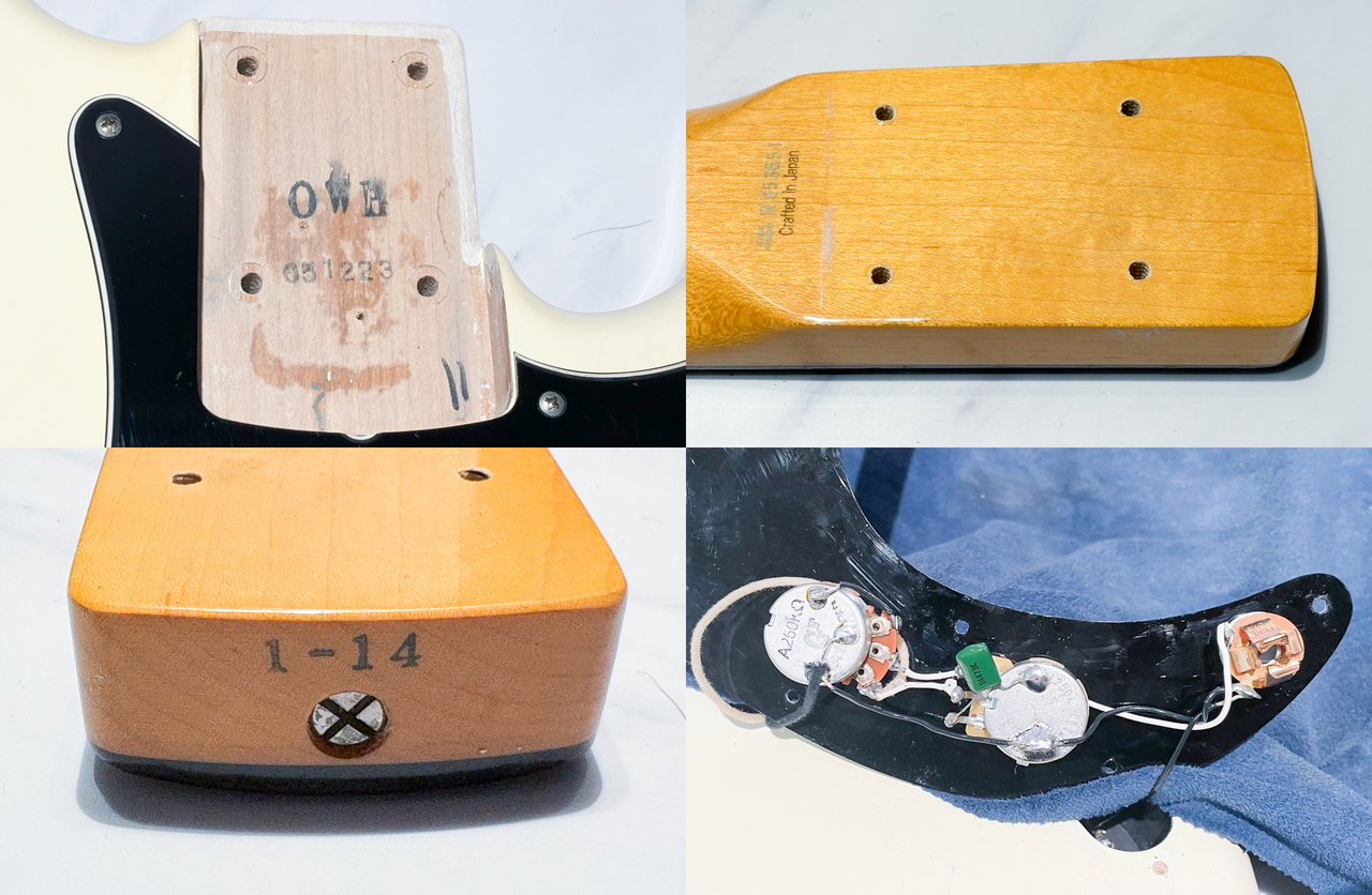 Fender Japan PB70-70US OWH 2004～2005 4.115kg #R053651 Crafted in