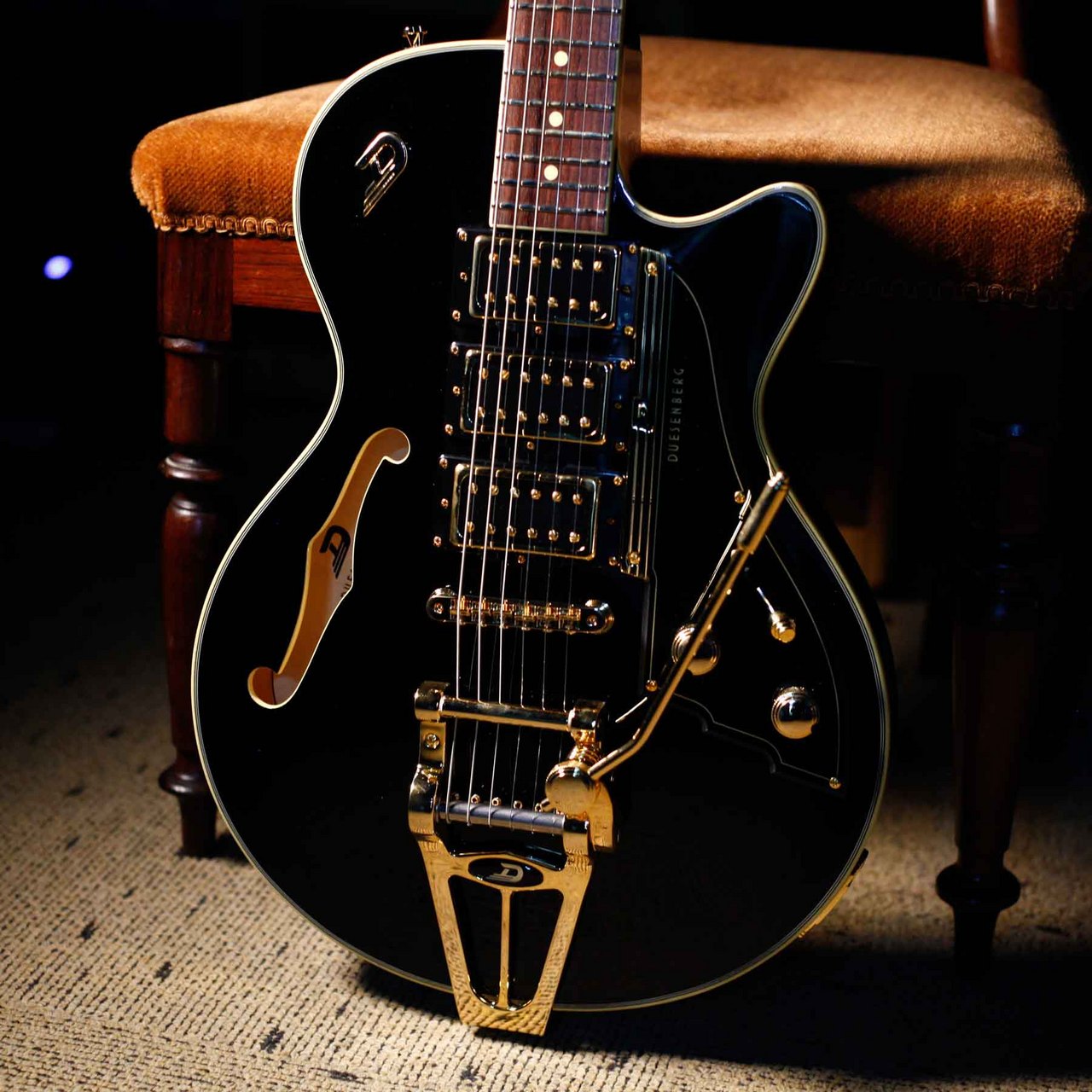 Duesenberg Starplayer TV Custom｜ Black [DTV-CM-BK] 【スプリング