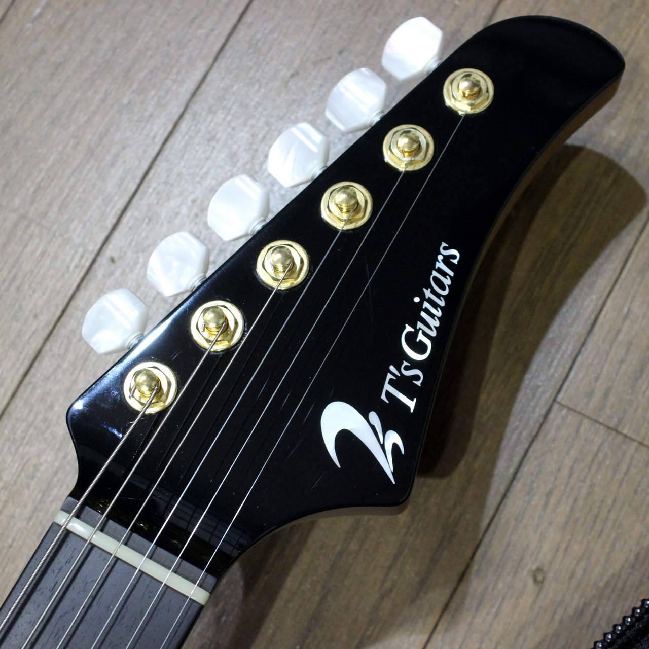 T's Guitars DTL Pro 24 Custom Ash Trans White ティーズギター