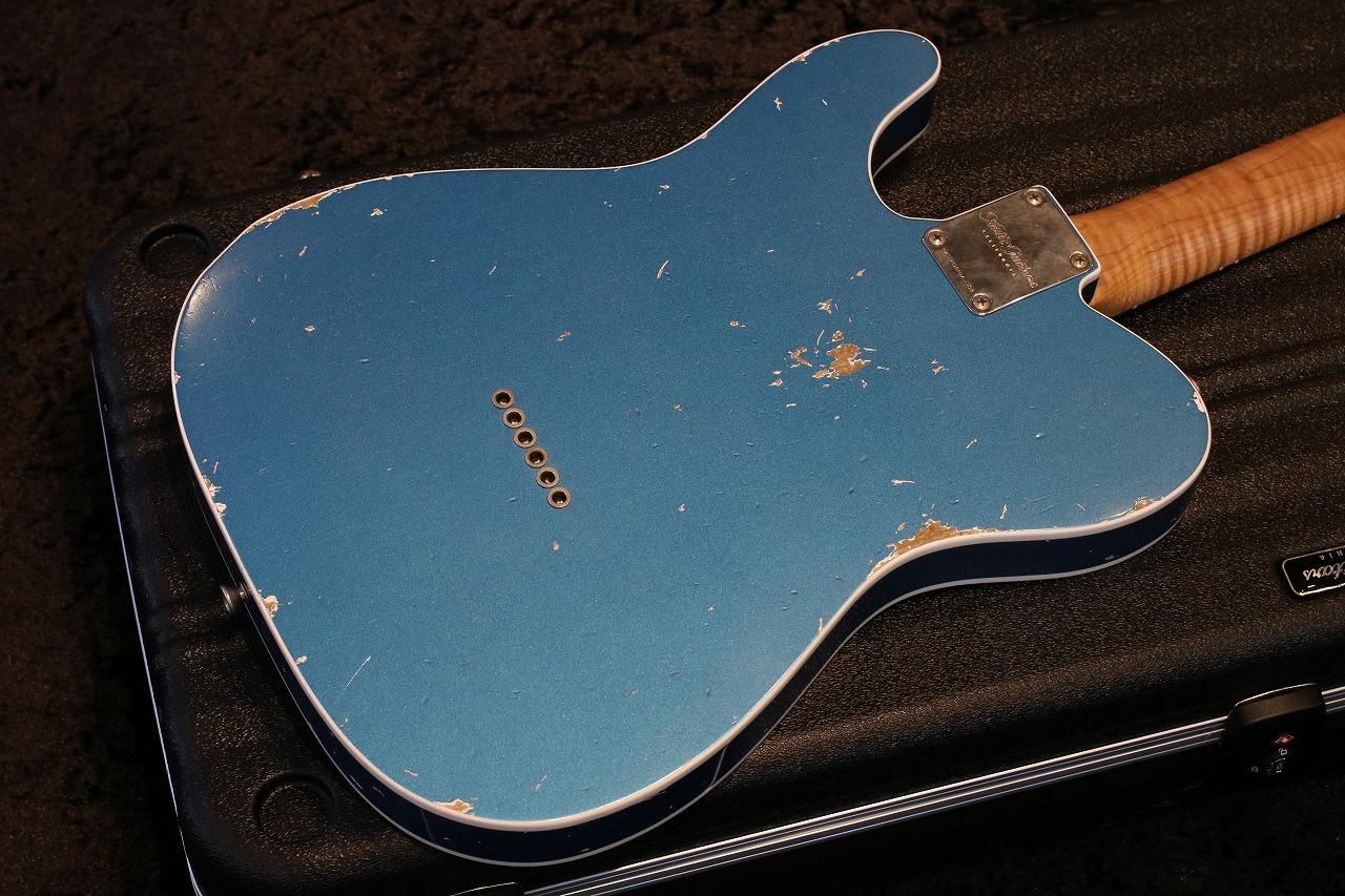 Xotic XTC-1 Lake Placid Blue Medium Aged w/White Binding #4205