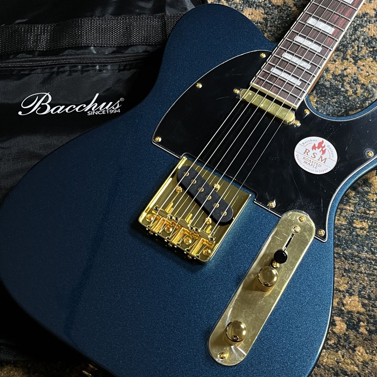 Bacchus 【現物写真/4.28kg】 BTE-1-RSM/R-LX DLPB エレキギター（新品