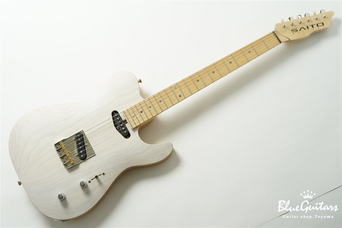 SAITO GUITARS S-622TLC Ash/Maple - Trans White（新品/送料