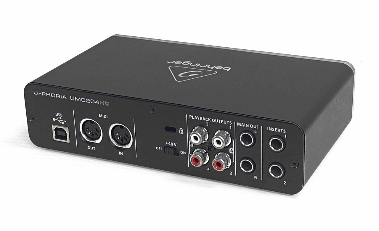 behringer UMC204HD オーディオインターフェース 中古 BEHRINGER UMC204HD（中古）【楽器検索デジマート】