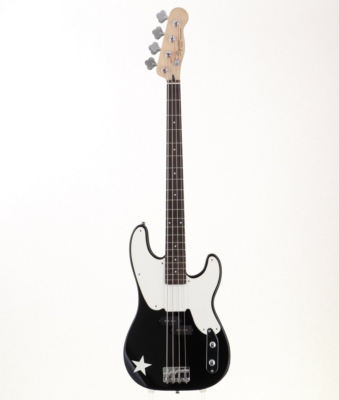 Squier by Fender Mike Dirnt Precision Bass Black w/Star Graphic