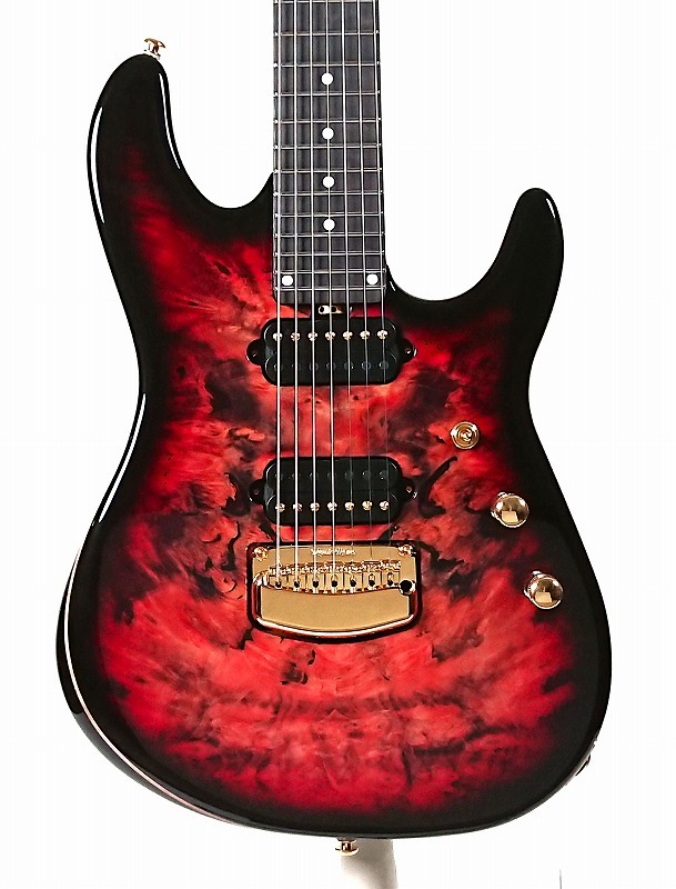 MUSIC MAN Jason Richardson 7-string Cutlass - Rorschach Red