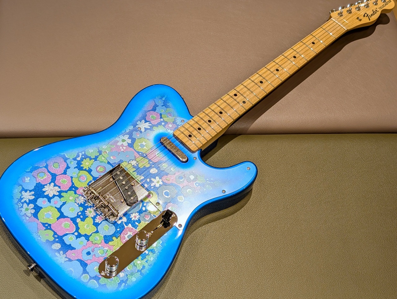 Fender Telecaster ブルー 日本製 Fender Made in Japan Limited Telecaster / Blue Flower（新品