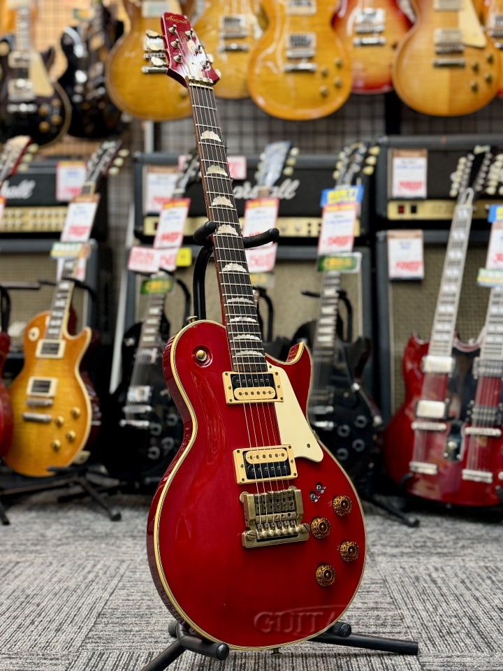 Aria Pro II 1983 PE-R80KV -SR (See-through Red)- 【Kahler Vibrato