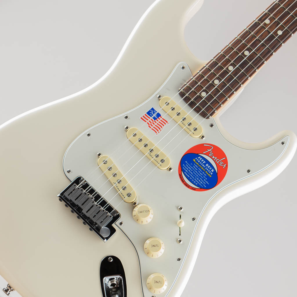 Fender Jeff Beck Stratocaster/Olympic  White/R【S/N:US23078659】（新品/送料無料）【楽器検索デジマート】