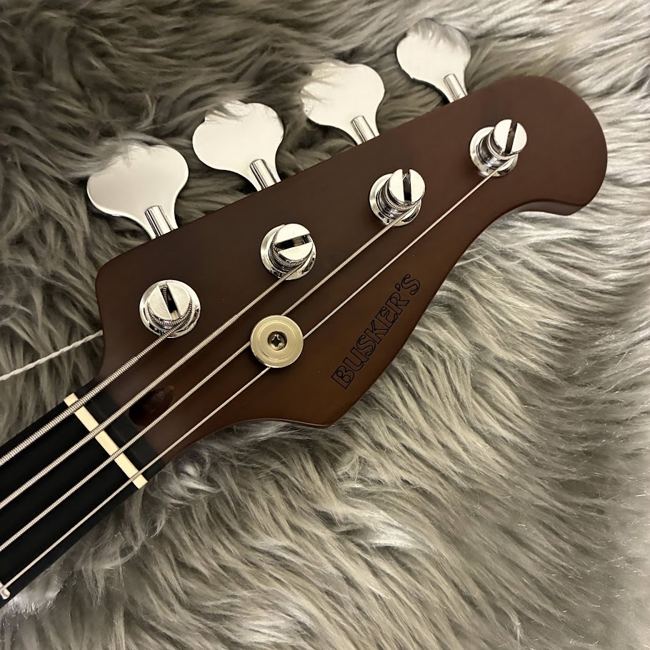BUSKER'S BJB-Standard BLK ジャズベースタイプ ローステッドメイプル