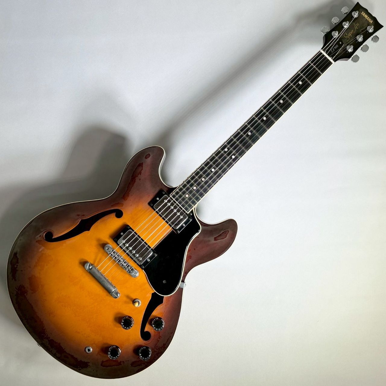 YAMAHA SA900 SUPER AXE セミアコギター純正ハードケース付き YAMAHA SA-900 Super Axe Brown Sunburst【3.70kg】日本製