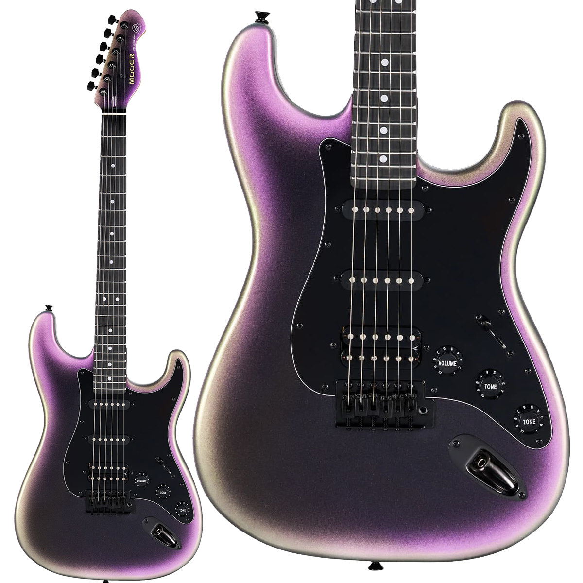 MOOER MSC18 Pro Dark Aurora エレキギター ローステッドメイプル