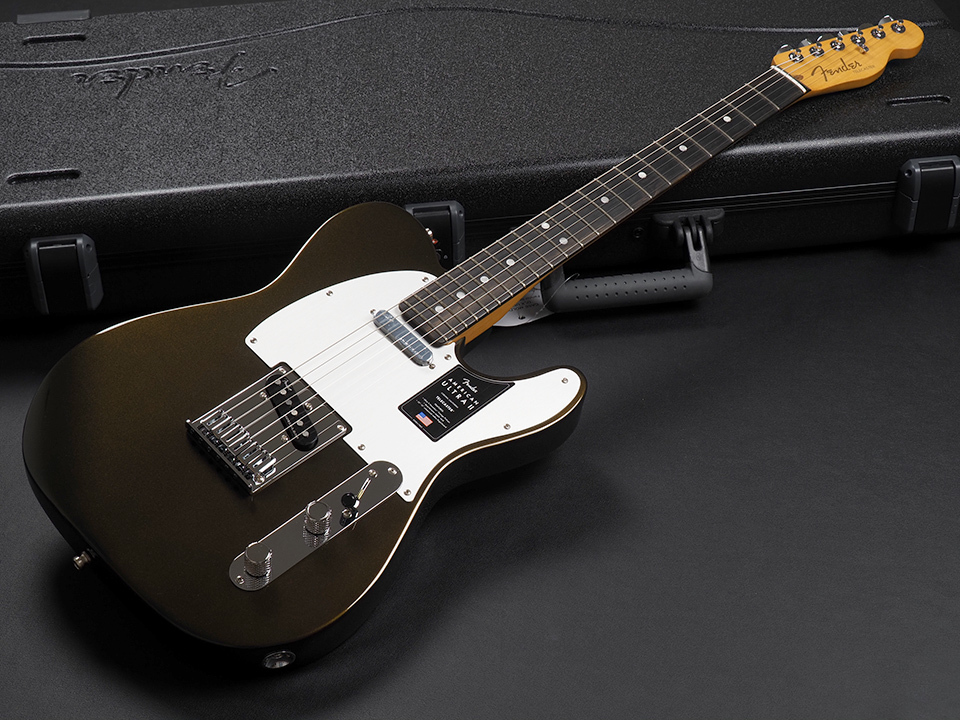 Fender American Ultra II Telecaster Ebony Fingerboard ~Texas Tea