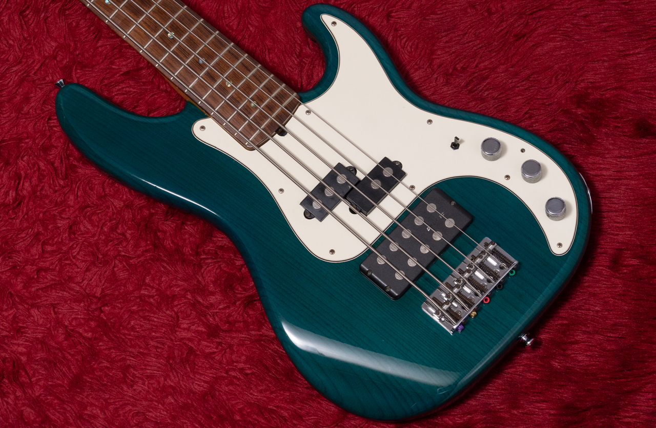 Fender American Deluxe Precision Bass V Transparent Teal