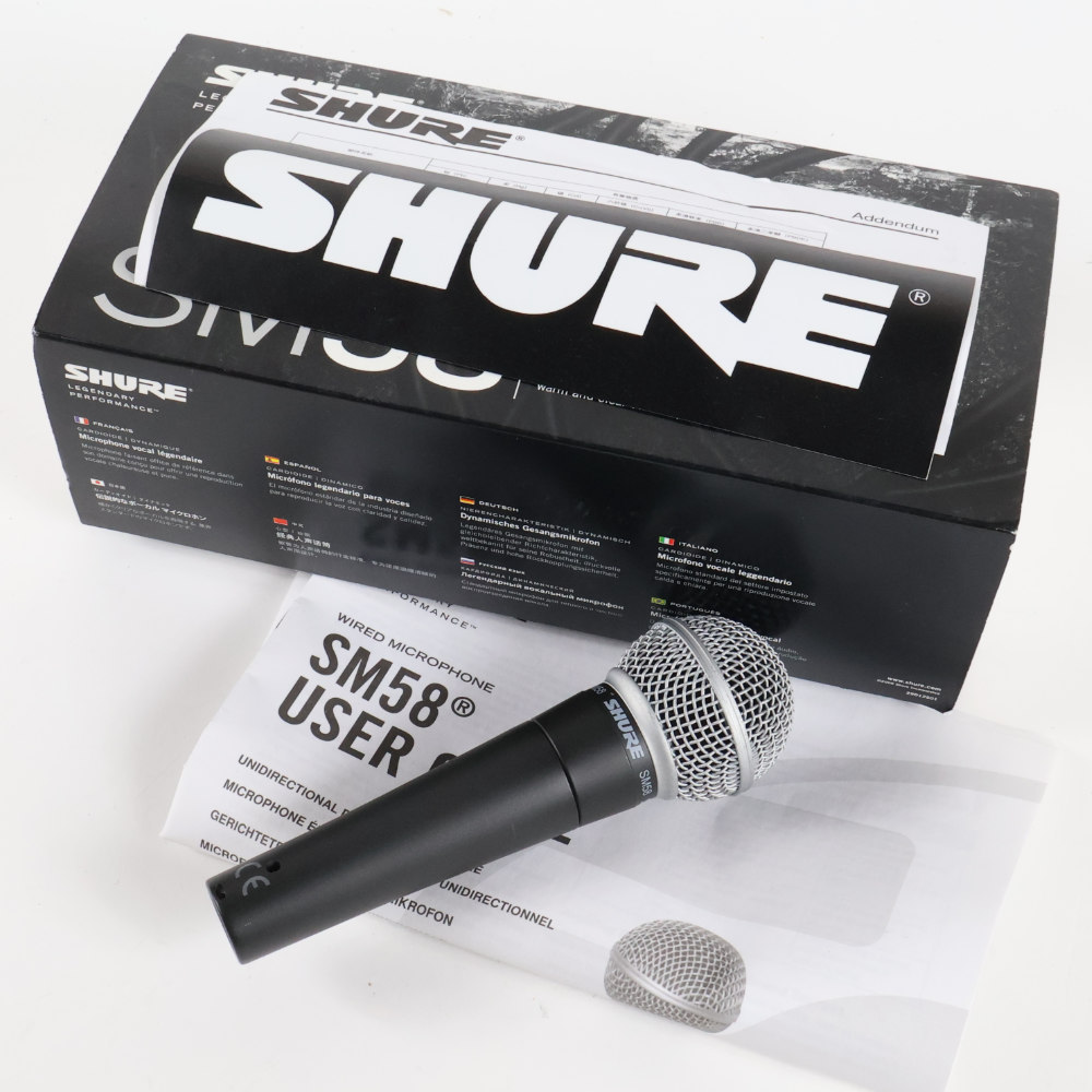 Shure 【中古】 マイク ダイナミックマイク ボーカル用 SHURE SM58