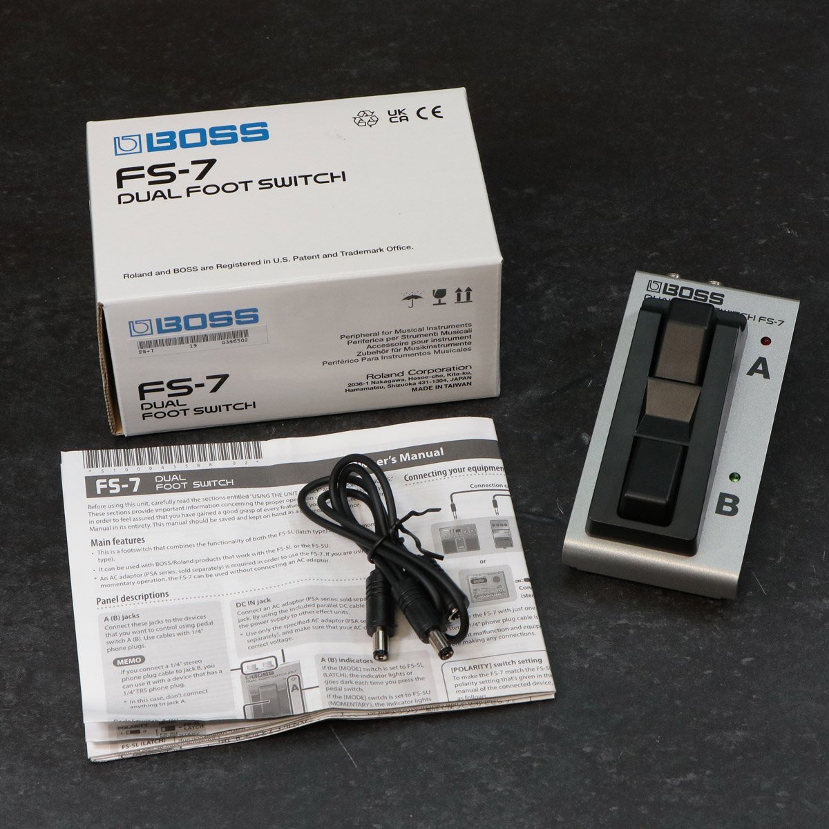 BOSS FS-7 Dual Footswitch フットスイッチ ボス エフェクター