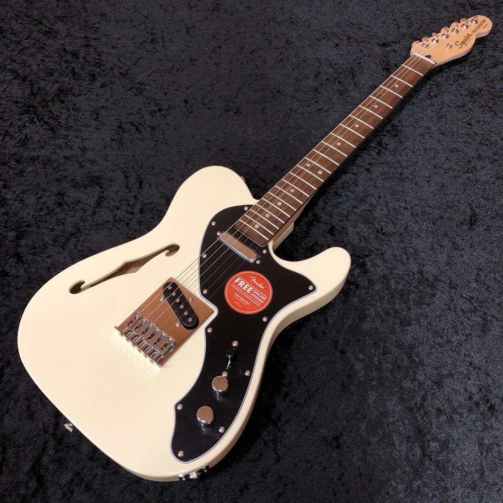 Squier by Fender Affinity Series Telecaster Thinline Olympic White