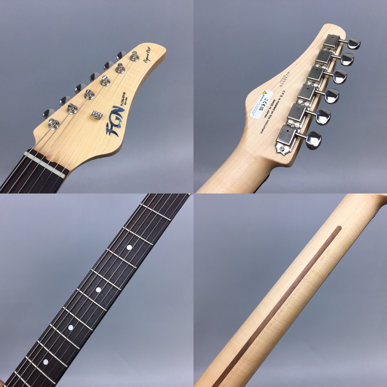 ギター FUJIGEN(FGN)Expert EOS-ASH-R/DR/06 FUJIGEN(FGN) Expert EOS-ASH-R DR(Dark Red)（中古/送料無料