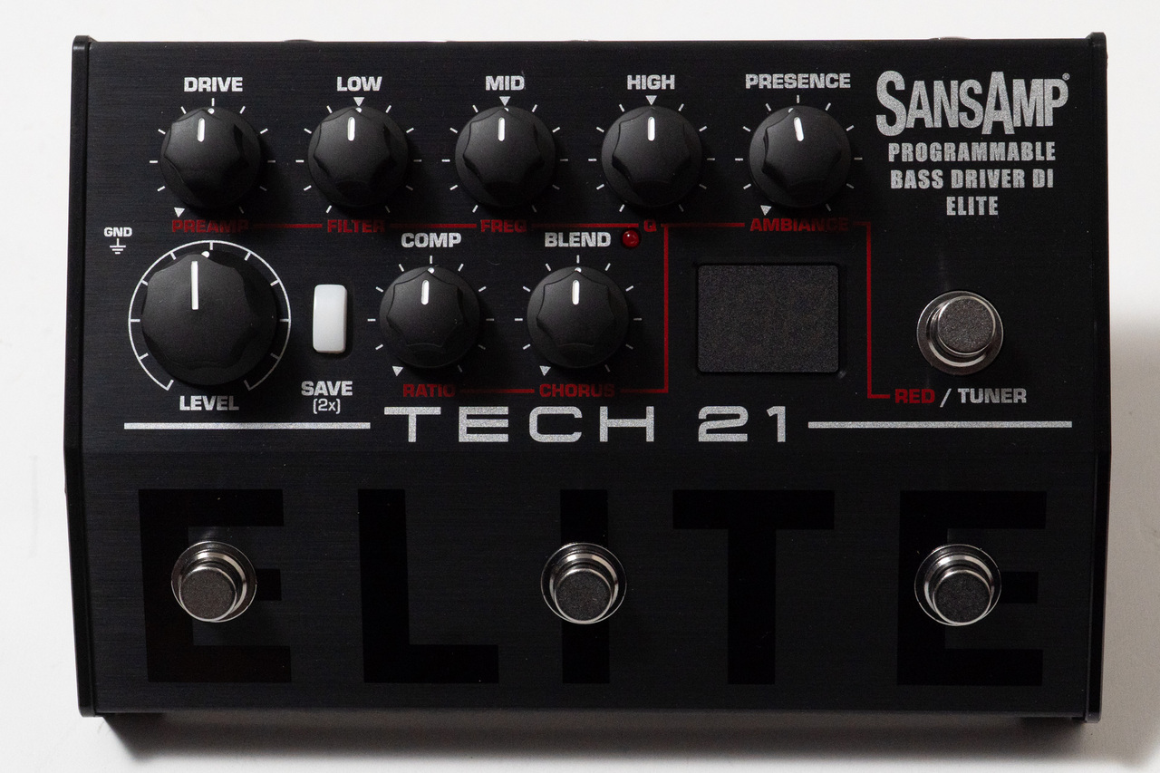 TECH21 SansAmp Programmable Bass Driver Elite【GIB横浜エフェクター