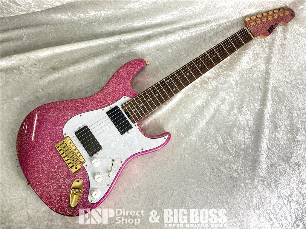 ESP SNAPPER-7 Ohmura Custom (Twinkle Pink)直筆サイン入り個体
