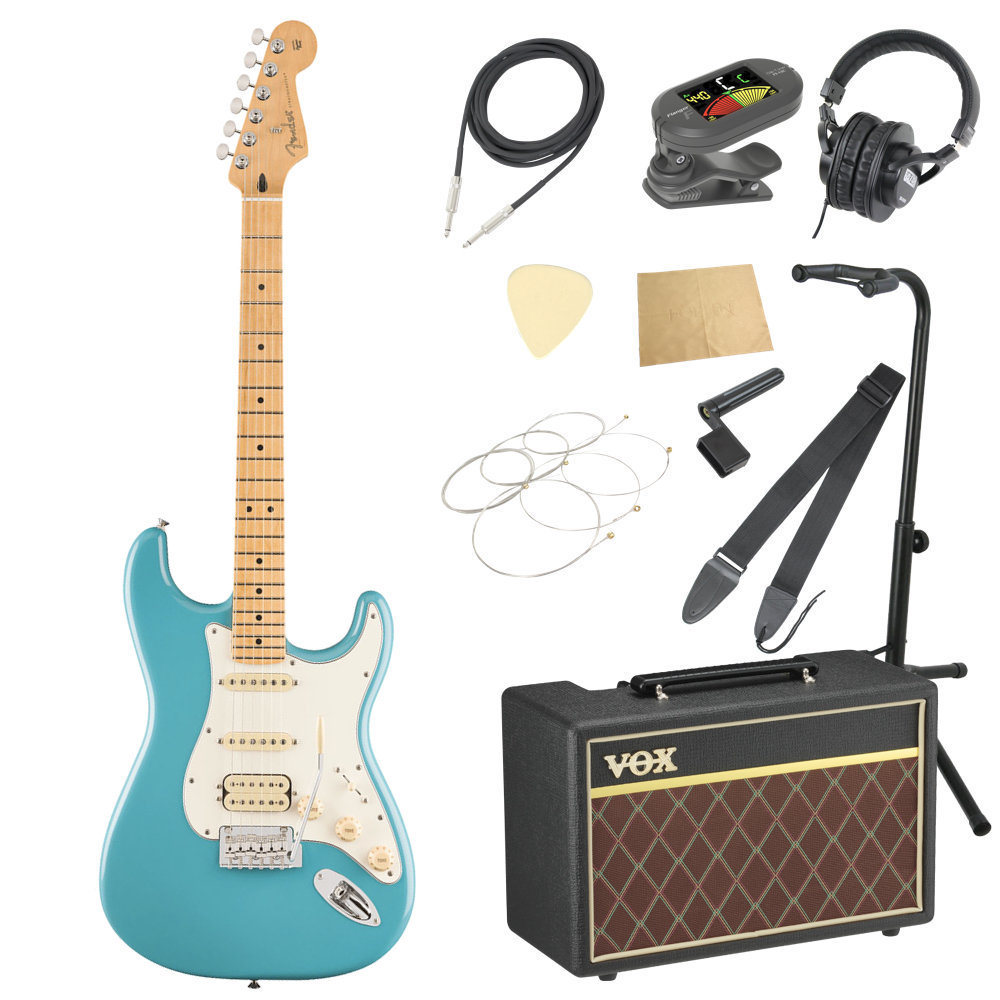 Fender フェンダー Player II Stratocaster HSS MN AQB エレキギター