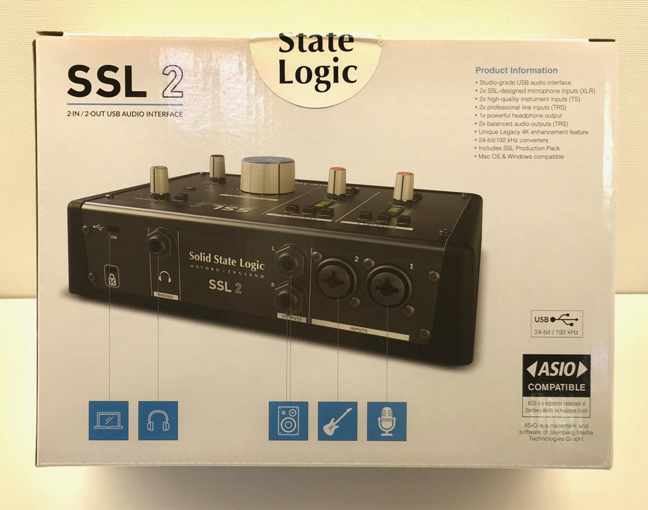 箱無 SSL2 オーディオインターフェース SSL 2+ - Solid State Logic Japan