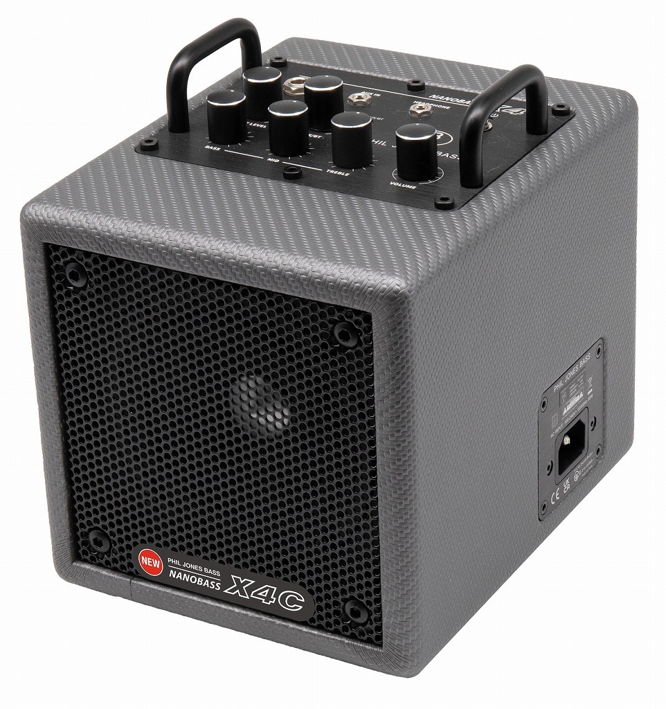 Phil Jones NANOBASS X4C Carbon Silver カーボン・シルバー ベース用