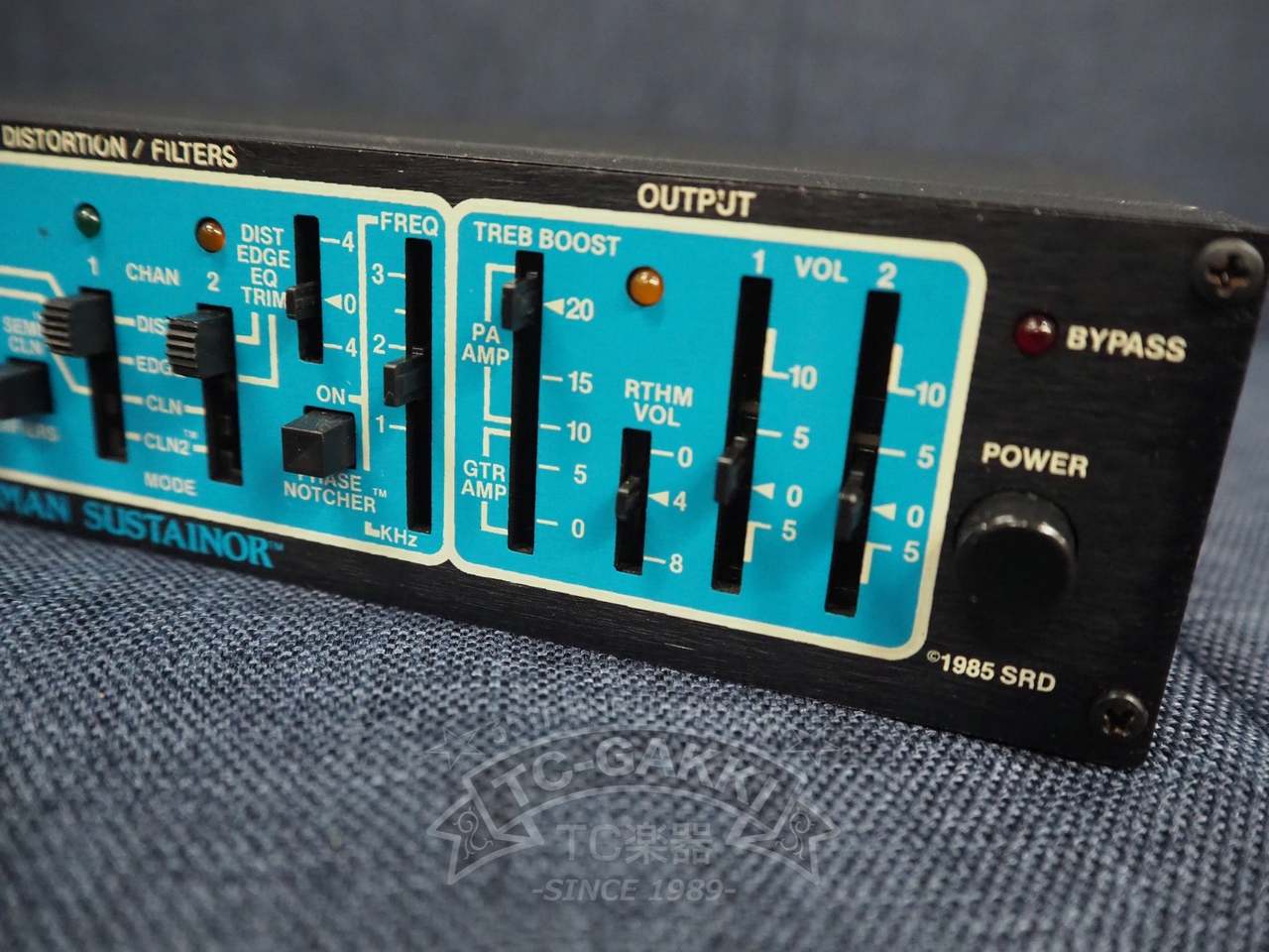 ギター ROCKMAN SUSTAINOR MODEL100 Rockman SUSTAINOR Model 100 GUITAR Preamp 1985 TOM Scholz