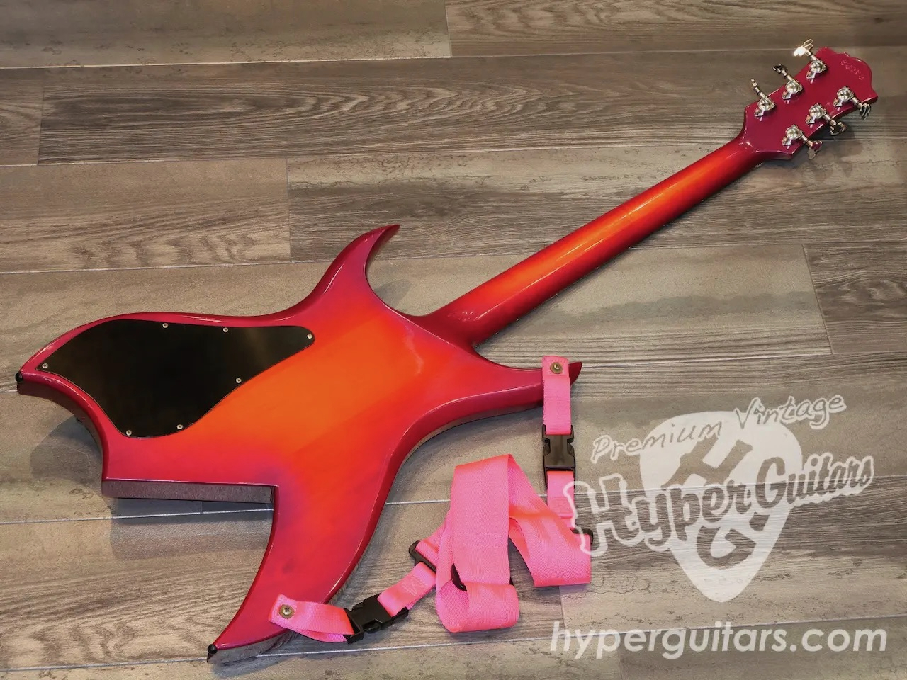 ギター B.c. Rich Bich 1984 B.C. Rich Bich Transparent Red | The Music Zoo