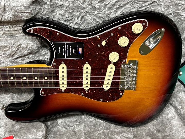 Fender American Professional II Stratocaster Rosewood 3-Color Sunburst 사진 2