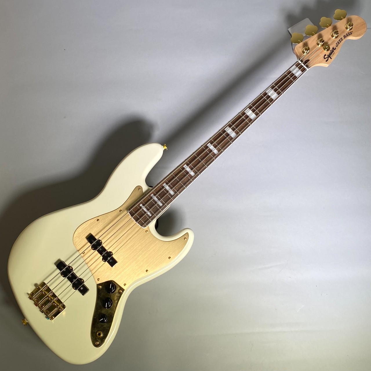 Squier by Fender 40th Anniversary Jazz Bass Gold Edition Olympic