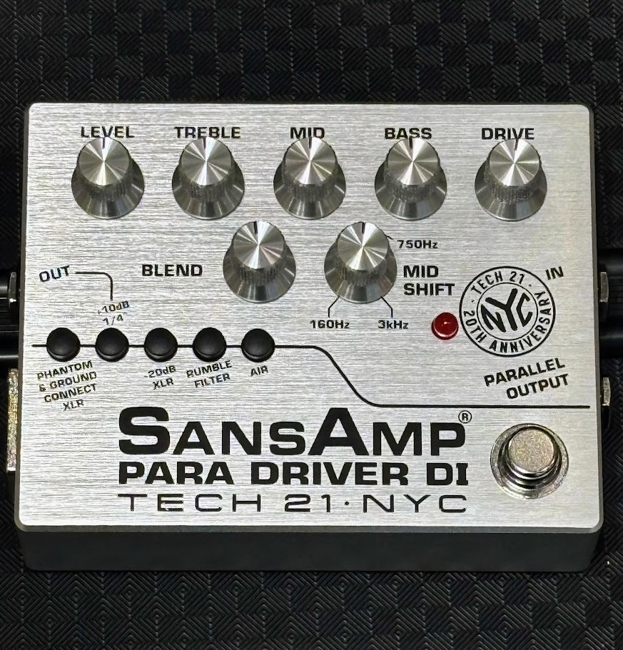 TECH21 【現物画像】 SansAmp Para Driver 20th Anniversary Limited