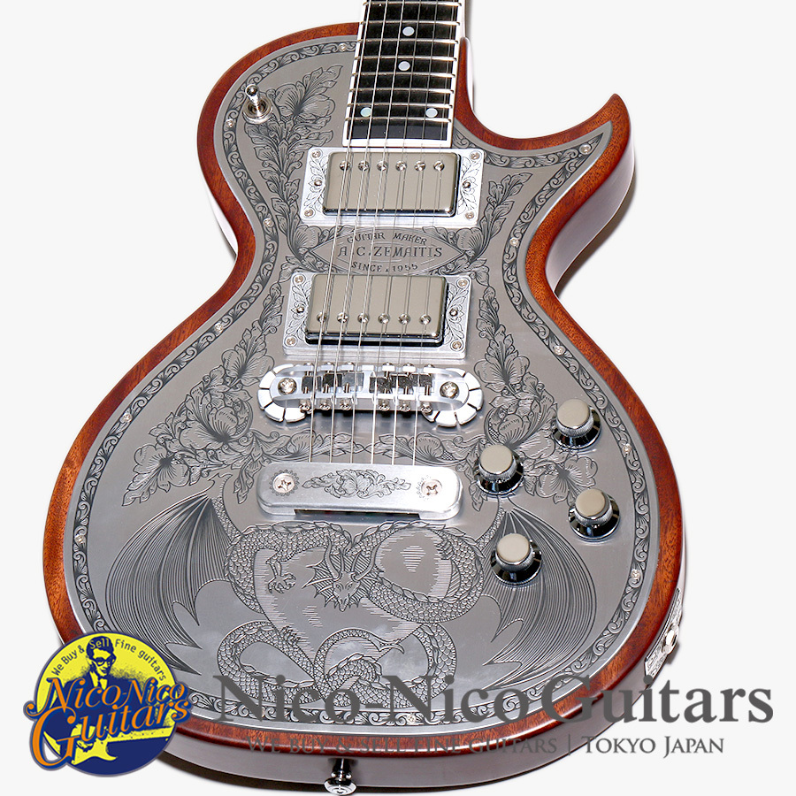 Zemaitis 2024 MFG-AC-24 Dragon & Heart (Natural)（中古）【楽器検索