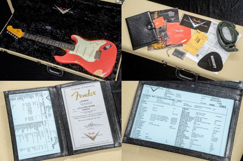 Fender Custom Shop LTD 63 Stratocaster Heavy Relic Aged Fiesta Red