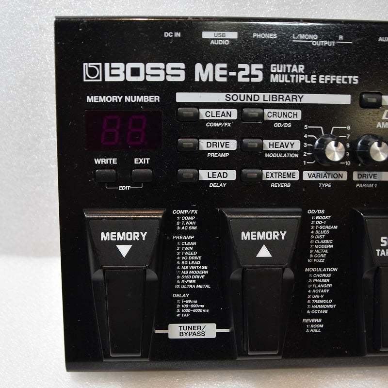 BOSS ME-25 / Guitar Multiple Effects 【心斎橋店】（中古