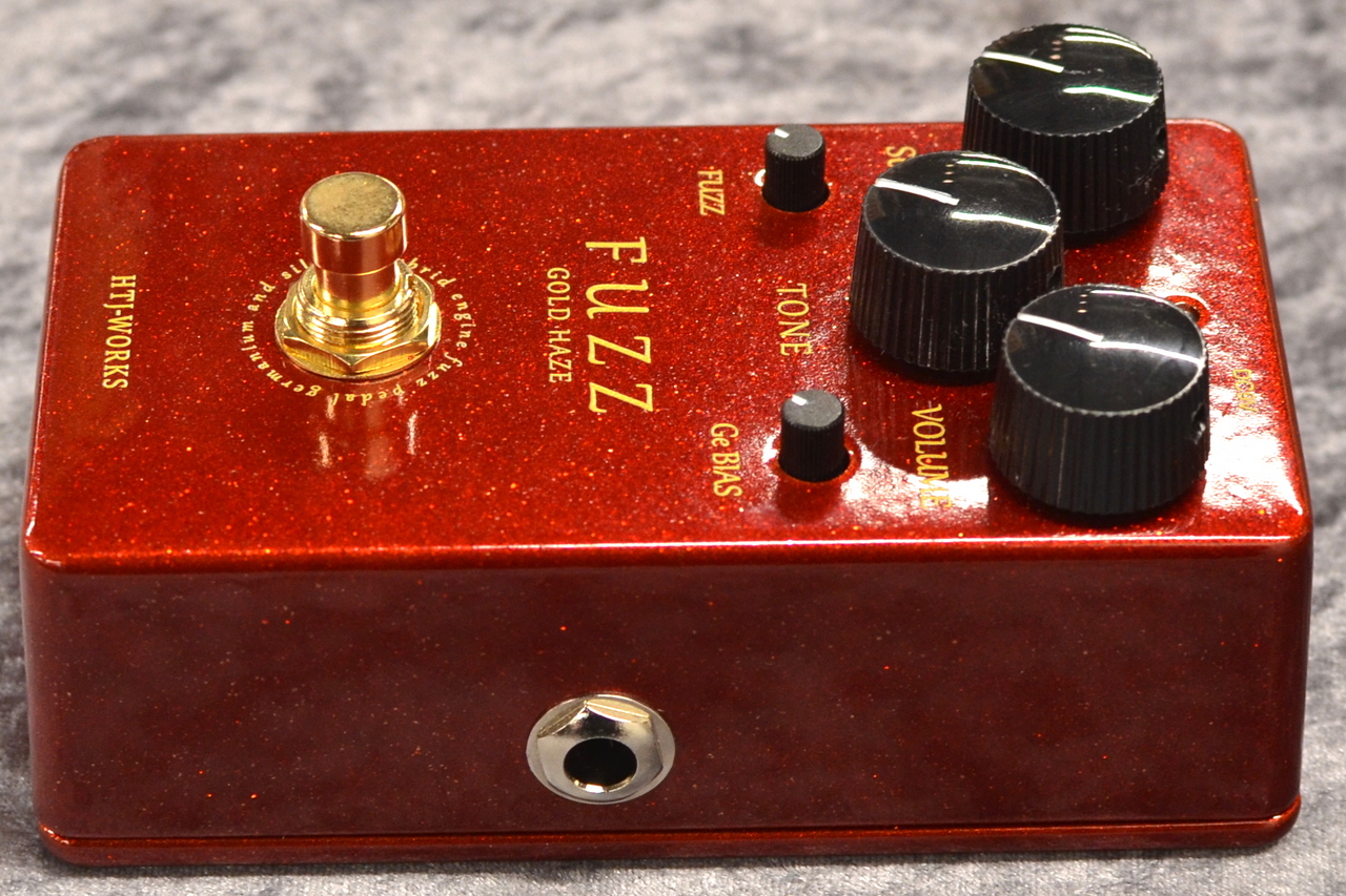 HTJ-WORKS GOLD HAZE FUZZ -Gelmanium & Silicon engine ～Candy Red