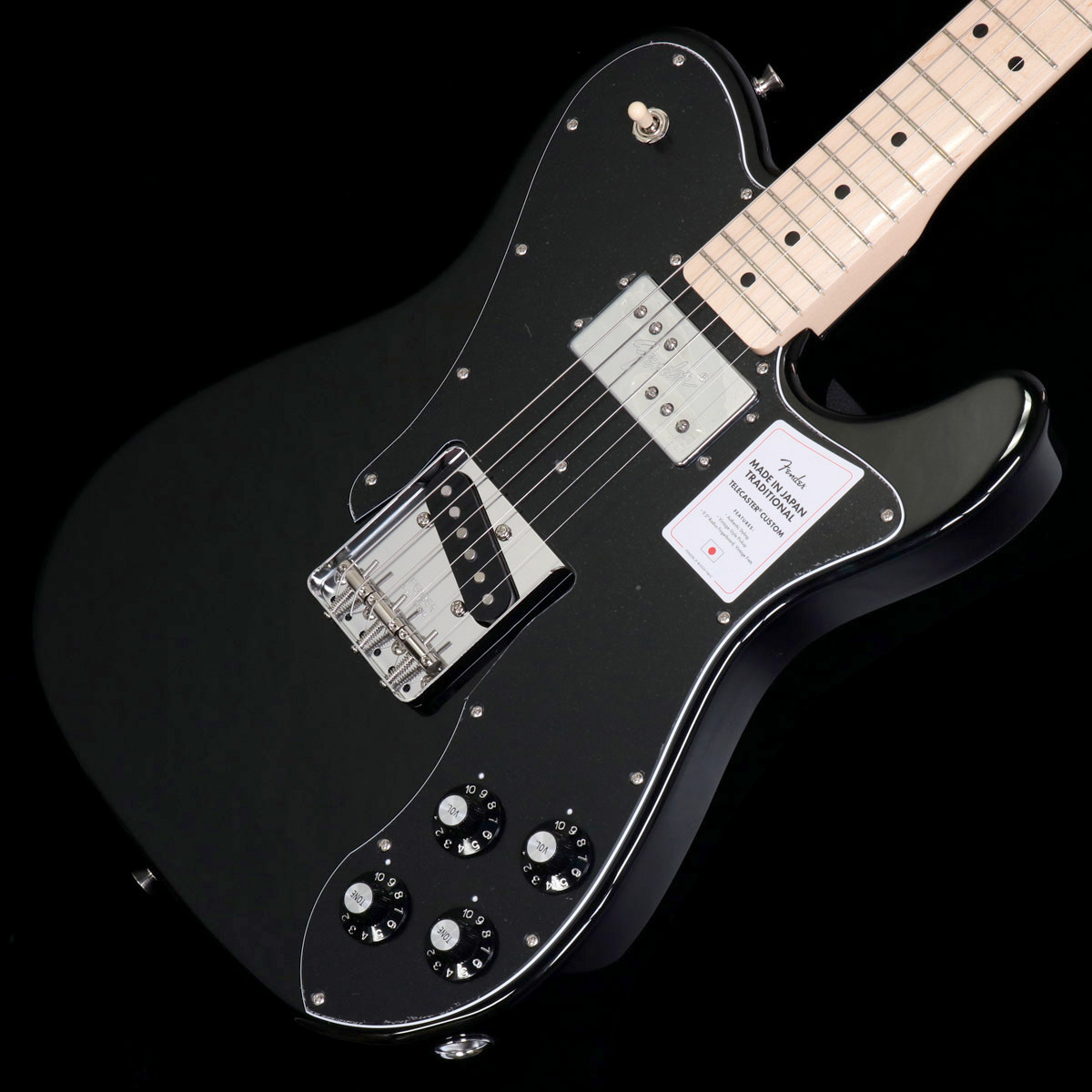 Fender Made in Japan Traditional 70s Telecaster Custom Maple Black ...