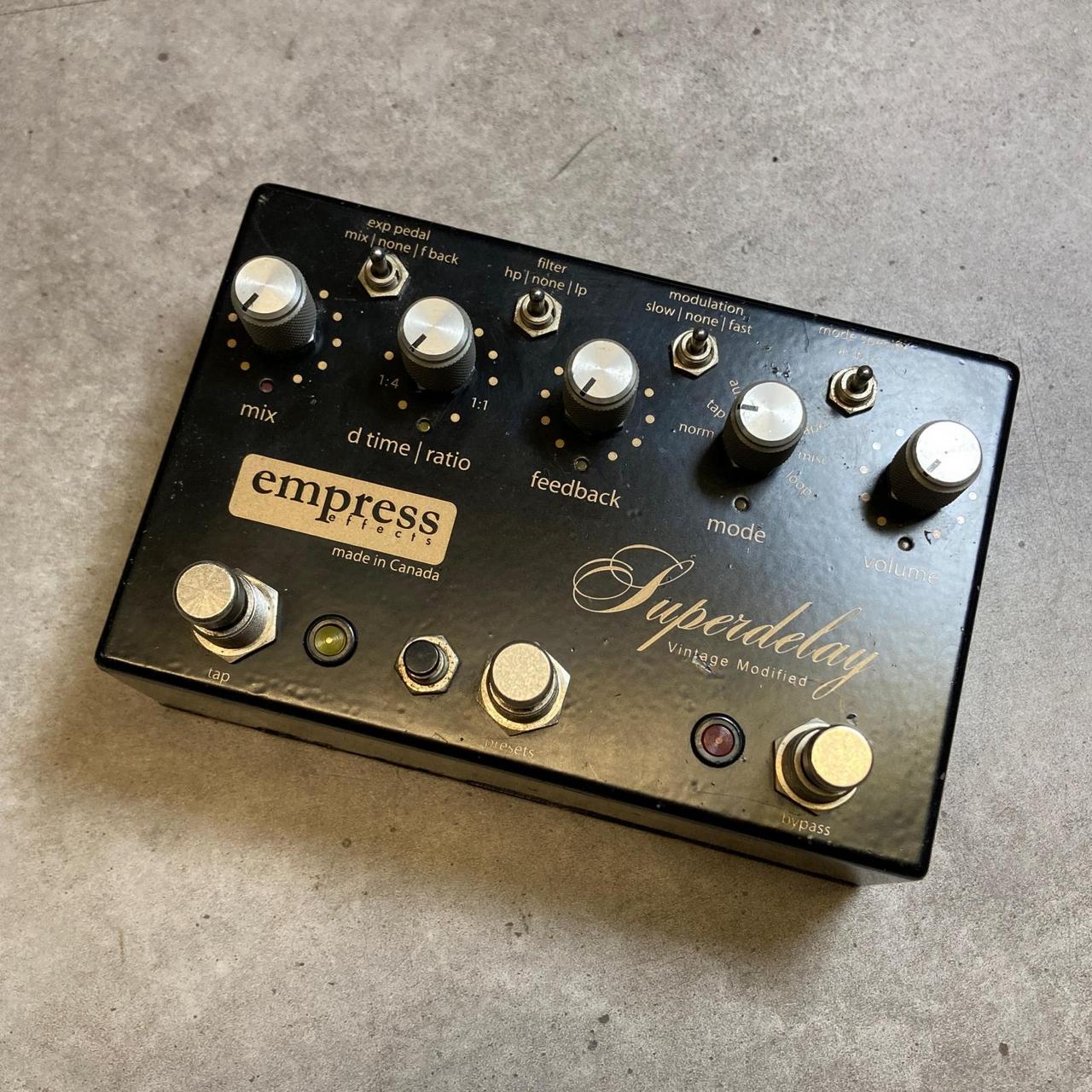 Empress Superdelay Vintage Modified　値下げ！ Empress Vintage Modified Superdelay - YouTube