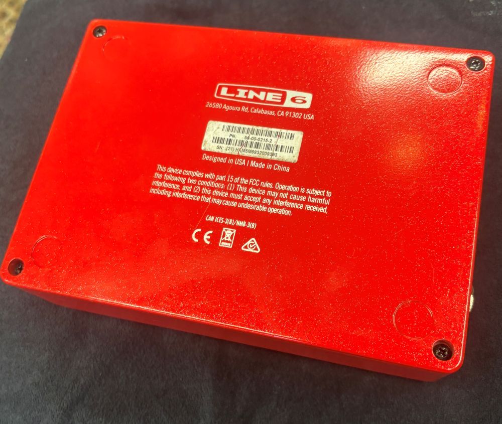 LINE6 HX Stomp 赤カラー Line6】Helix Expert店数量限定販売でHX Stomp Redが登場