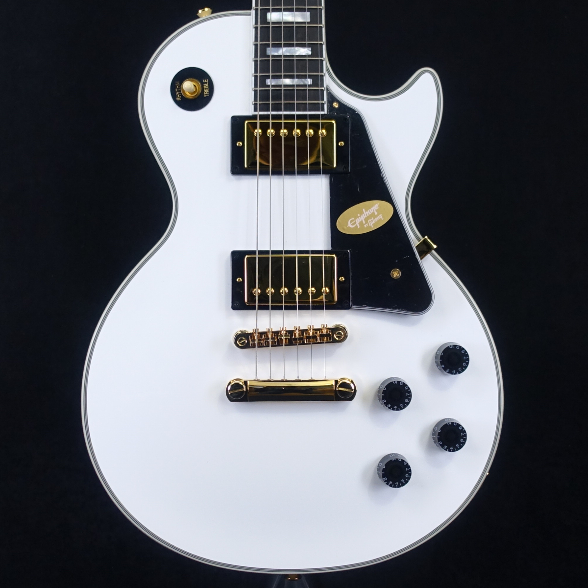 Epiphone Inspired By Gibson Custom Les Paul Custom Alpine White 