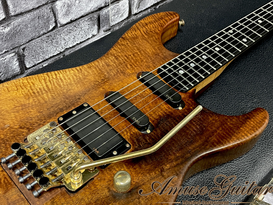 AIRCRAFT AC-5 1980年代製【Curly Hawaiian Koa Body & Birds Eye Neck】w/Hard Case  3.74kg（中古）【楽器検索デジマート】