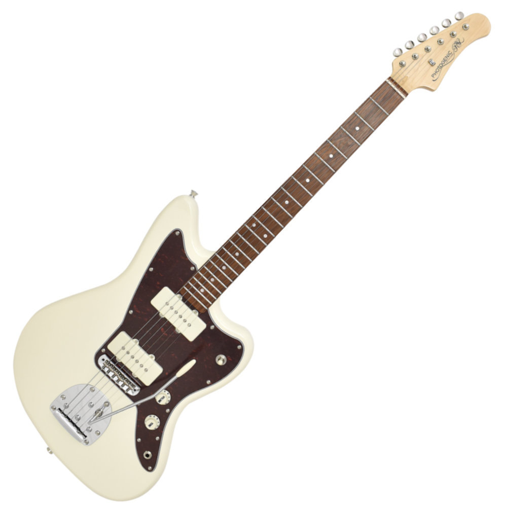 Photogenic エレキギター JM-220 OW ジャズマスタータイプ JM ホワイト