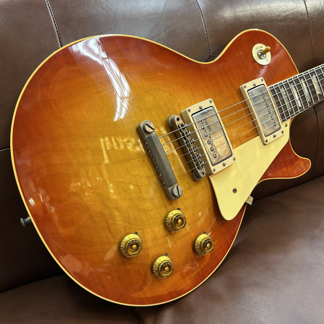 Teaburst Gibson Custom Shop 【超軽量3.71kg】Murphy Lab 1959 Les Paul Standard Sunrise ...