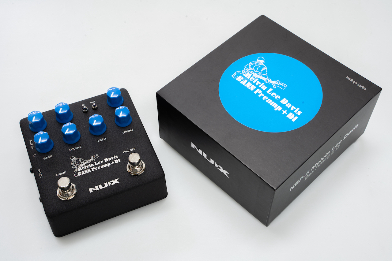 ギターNUX Melvin Lee Davis BASS Preamp+DI - エフェクター