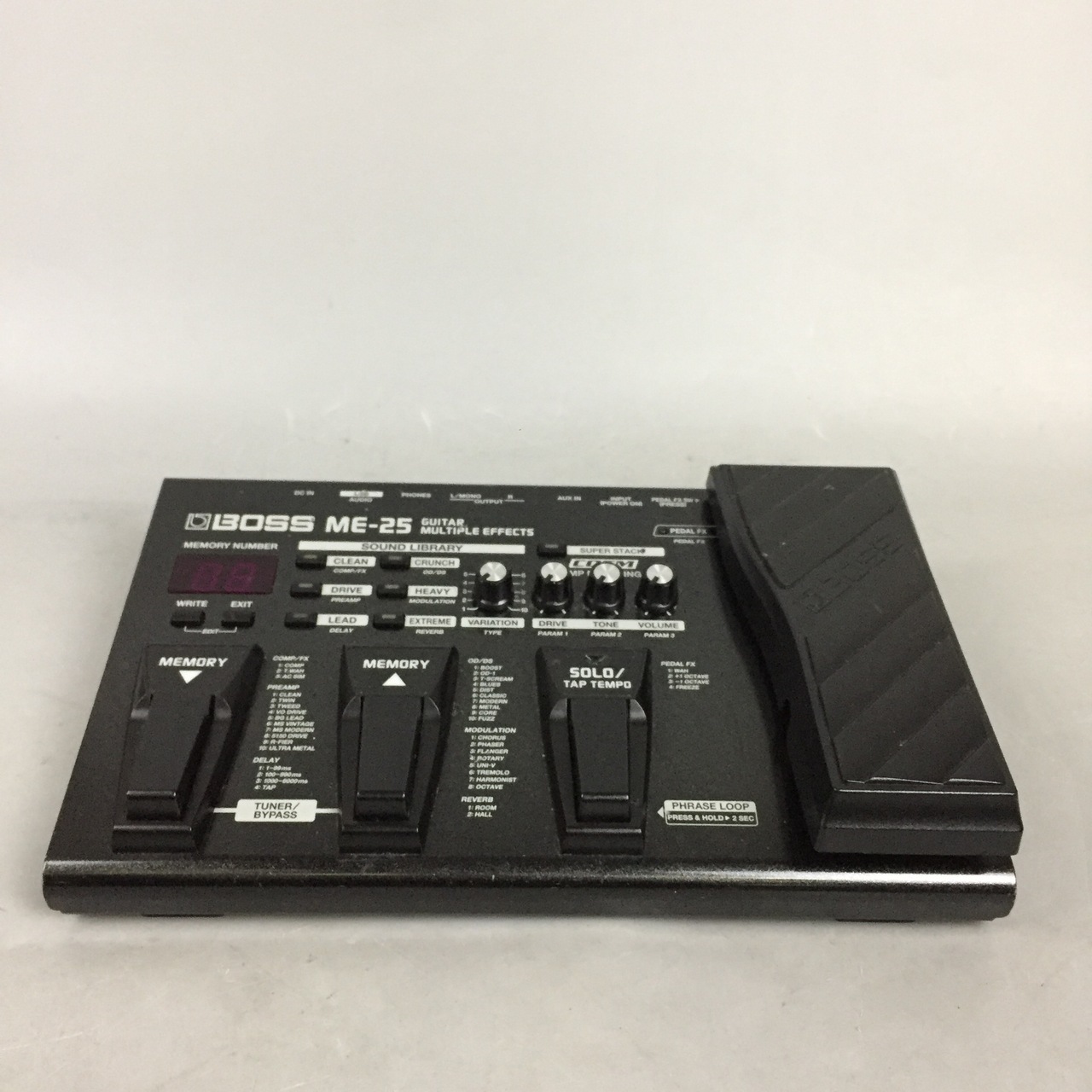 BOSS ME-25 Guitar Multiple Effects （中古/送料無料）【楽器検索