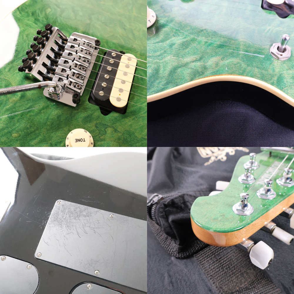 MUSIC MAN 【中古】 エレキギター Music Man AXIS EX Trans Green 1997