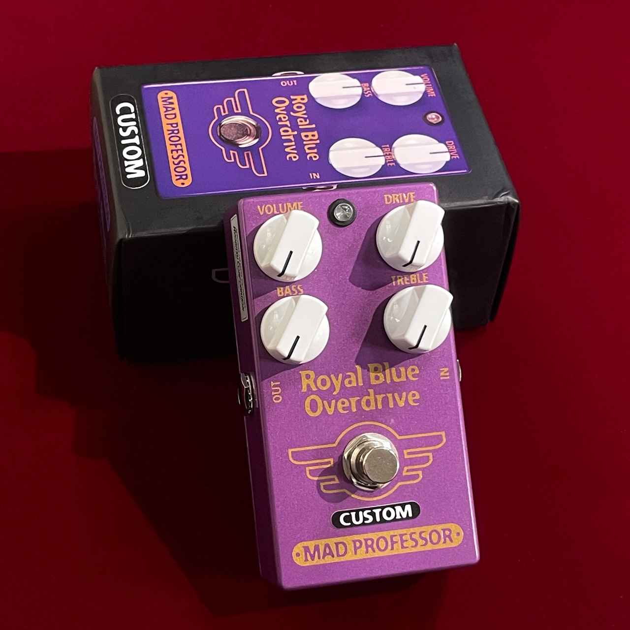 MAD PROFESSOR Royal Blue Overdrive CUSTOM Bluebird mod 【CUSTOM