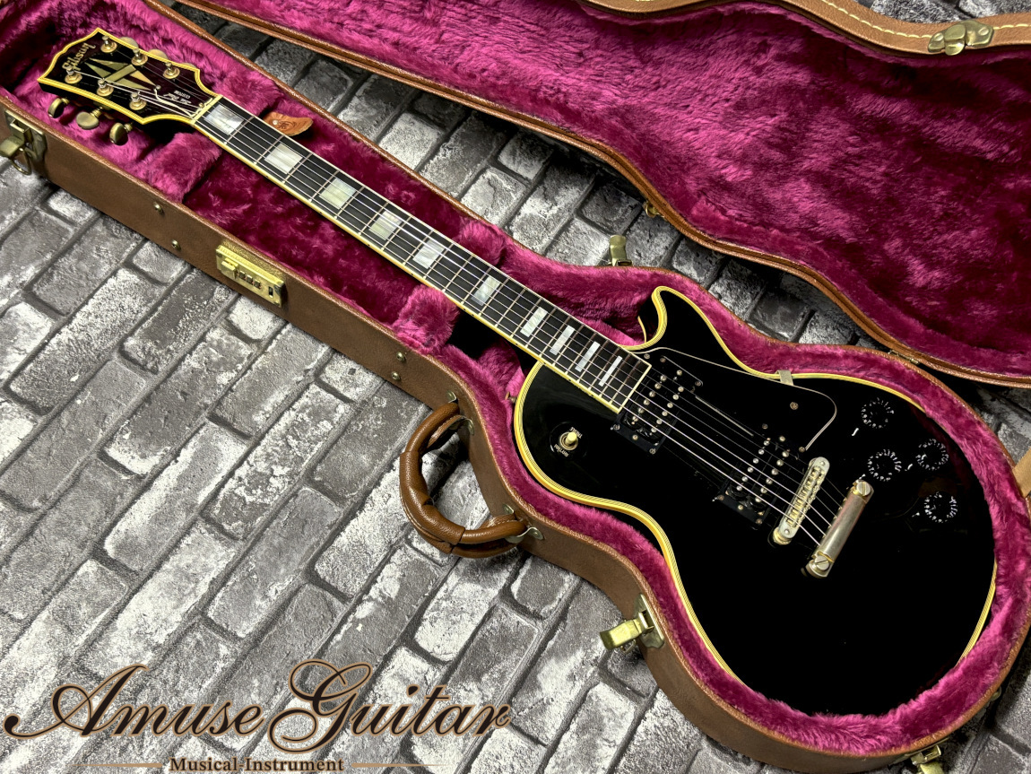 Black Les Paul Customエレキギター Gibson Kirk Hammett 1989 Les Paul Custom Electric Guitar