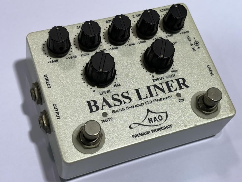 HAO BASS LINER Pearl White ベース用プリアンプ（中古/送料無料