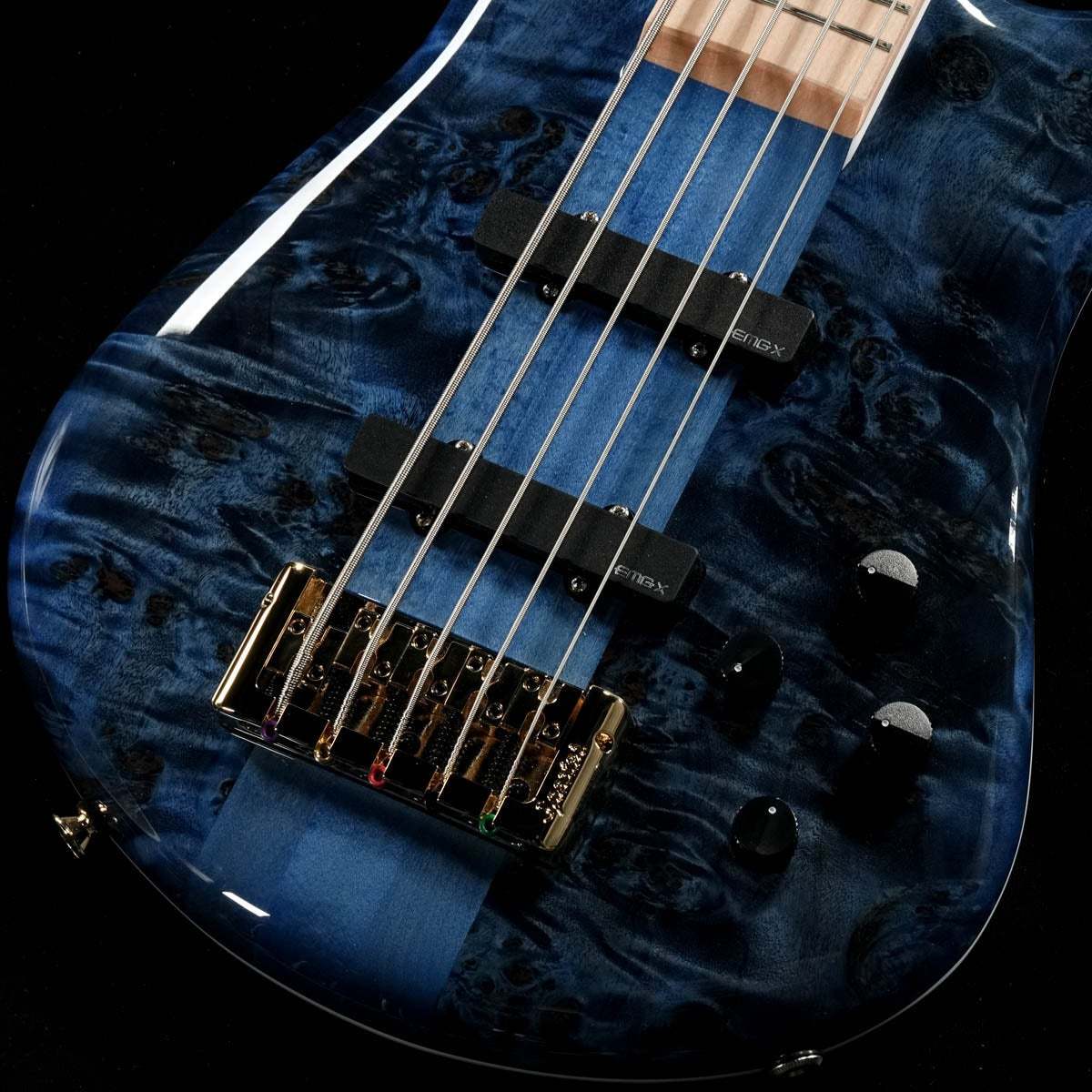 Spector Japan Exclusive Series EURO 5 CST Black & Blue w/White