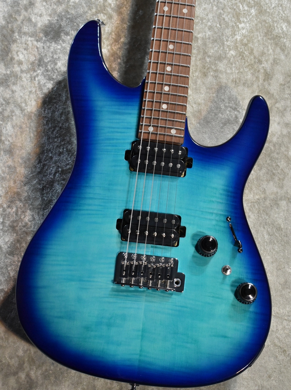Ibanez AZ24S1F Transparent Turquoise Burst #5N250900044【3.22kg/良